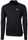 Main image for Cutter and Buck LSU Tigers Mens Black Virtue Eco Pique Big and Tall 1/4 Zip Pullover