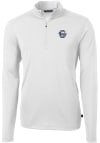 Main image for Cutter and Buck Penn State Nittany Lions Mens White Virtue Eco Pique Big and Tall 1/4 Zip Pullov..