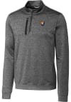 Main image for Cutter and Buck Illinois Fighting Illini Mens Grey Stealth Heathered Big and Tall 1/4 Zip Pullov..