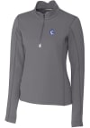 Main image for Cutter and Buck Fresno State Bulldogs Womens Grey Traverse 1/4 Zip Pullover