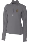 Main image for Cutter and Buck Grambling State Tigers Womens Grey Traverse 1/4 Zip Pullover