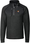 Main image for Mens Illinois Fighting Illini Charcoal Cutter and Buck Mainsail Sweater Qtr Zip