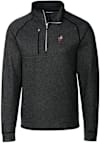Main image for Mens Ohio State Buckeyes Charcoal Cutter and Buck Mainsail Sweater Qtr Zip