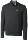 Main image for Cutter and Buck Alabama Crimson Tide Mens Charcoal Lakemont Big and Tall 1/4 Zip Pullover