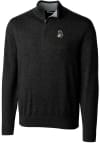 Main image for Cutter and Buck Michigan State Spartans Mens Black Lakemont Big and Tall 1/4 Zip Pullover
