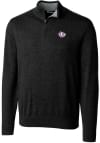 Main image for Cutter and Buck TCU Horned Frogs Mens Black Lakemont Big and Tall 1/4 Zip Pullover