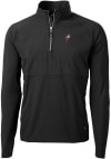 Main image for Cutter and Buck Ohio State Buckeyes Mens Black Adapt Eco Knit Long Sleeve Qtr Zip Pullover