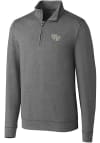 Main image for Cutter and Buck Wake Forest Demon Deacons Mens Grey Shoreline Long Sleeve 1/4 Zip Pullover