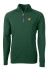 Main image for Cutter and Buck Baylor Bears Mens Green Adapt Eco Knit Long Sleeve 1/4 Zip Pullover