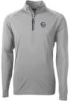 Main image for Mens Penn State Nittany Lions Grey Cutter and Buck Vault Adapt Eco Knit 1/4 Zip Pullover