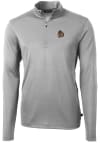 Main image for Cutter and Buck Oregon State Beavers Mens Grey Vault Virtue Eco Pique Long Sleeve Qtr Zip Pullov..