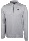 Main image for Mens Cincinnati Bearcats Grey Cutter and Buck Stealth Heathered Qtr Zip Pullover