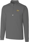 Main image for Cutter and Buck Pitt Panthers Mens Grey Traverse Stretch Big and Tall 1/4 Zip Pullover