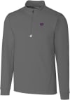 Main image for Cutter and Buck K-State Wildcats Mens Grey Traverse Stretch Big and Tall 1/4 Zip Pullover