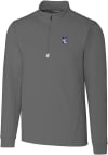Main image for Mens Northwestern Wildcats Grey Cutter and Buck Traverse Stretch 1/4 Zip Pullover