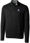 Main image for Mens Northwestern Wildcats Black Cutter and Buck Vault Lakemont 1/4 Zip Pullover