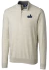 Main image for Cutter and Buck Old Dominion Monarchs Mens Oatmeal Lakemont Long Sleeve 1/4 Zip Pullover