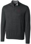 Main image for Cutter and Buck Southern Illinois Salukis Mens Charcoal Lakemont Long Sleeve Qtr Zip Pullover