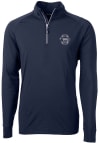 Main image for Mens Penn State Nittany Lions Navy Blue Cutter and Buck Adapt Stretch Qtr Zip Pullover