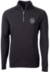 Main image for Cutter and Buck Penn State Nittany Lions Mens Black Adapt Stretch Long Sleeve Qtr Zip Pullover