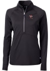 Main image for Cutter and Buck Louisville Womens Black Adapt Eco 1/4 Zip Pullover