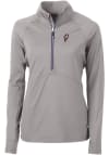 Main image for Cutter and Buck The Ohio State University Womens Grey Adapt Eco 1/4 Zip Pullover