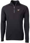 Main image for Cutter and Buck Washington Nationals Mens Black City Connect Adapt Eco Big and Tall 1/4 Zip Pull..