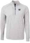 Main image for Cutter and Buck Cal Golden Bears Mens Grey Adapt Eco Knit Big and Tall Qtr Zip