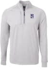 Main image for Mens Northwestern Wildcats Grey Cutter and Buck Adapt Eco Knit Qtr Zip