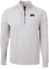Main image for Cutter and Buck UNLV Runnin Rebels Mens Grey Adapt Eco Knit Big and Tall Qtr Zip