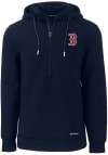 Main image for Cutter and Buck Boston Red Sox Mens Navy Blue Roam Long Sleeve Hoodie