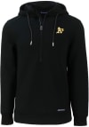 Main image for Cutter and Buck Oakland Athletics Mens Black Roam Long Sleeve Hoodie