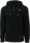 Main image for Cutter and Buck Pittsburgh Pirates Mens Black Roam Long Sleeve Hoodie