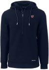 Main image for Cutter and Buck Washington Nationals Mens Navy Blue Roam Long Sleeve Hoodie