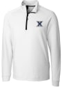 Xavier Musketeers Cutter and Buck Jackson 1/4 Zip Pullover - White