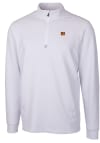 Main image for Cutter and Buck Cincinnati Bengals Mens White Traverse Long Sleeve Qtr Zip Pullover