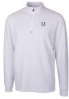 Main image for Cutter and Buck Indianapolis Colts Mens White Traverse Long Sleeve 1/4 Zip Pullover