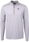 Main image for Cutter and Buck Air Force Falcons Mens Grey Virtue Eco Pique Big and Tall 1/4 Zip Pullover