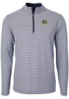 Main image for Mens Drexel Dragons Navy Blue Cutter and Buck Virtue Eco Pique Qtr Zip
