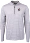 Main image for Cutter and Buck Georgia Bulldogs Mens Grey Virtue Eco Pique Big and Tall 1/4 Zip Pullover