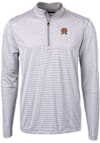 Main image for Mens Maryland Terrapins Grey Cutter and Buck Virtue Eco Pique Qtr Zip