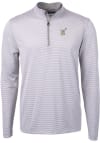 Main image for Cutter and Buck Navy Midshipmen Mens Grey Virtue Eco Pique Big and Tall 1/4 Zip Pullover