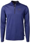 Main image for Cutter and Buck Pitt Panthers Mens Blue Virtue Eco Pique Big and Tall 1/4 Zip Pullover