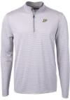 Main image for Mens Purdue Boilermakers Grey Cutter and Buck Virtue Eco Pique Qtr Zip