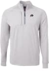 Main image for Cutter and Buck Colorado Buffaloes Mens Grey Adapt Eco Knit Long Sleeve 1/4 Zip Pullover