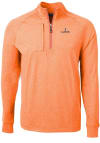 Main image for Mens Illinois Fighting Illini Orange Cutter and Buck Adapt Eco Knit Qtr Zip Pullover