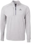 Main image for Mens Illinois Fighting Illini Grey Cutter and Buck Adapt Eco Knit Qtr Zip Pullover