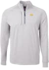 Main image for Mens Iowa Hawkeyes Grey Cutter and Buck Adapt Eco Knit Qtr Zip Pullover