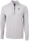 Main image for Mens Purdue Boilermakers Grey Cutter and Buck Adapt Eco Knit Qtr Zip Pullover