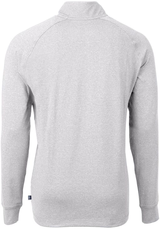 Cutter and Buck South Carolina Gamecocks Mens Grey Adapt Eco Knit Long Sleeve Qtr Zip Pullover